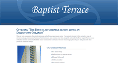 Desktop Screenshot of bapistterrace.com