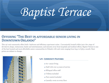 Tablet Screenshot of bapistterrace.com